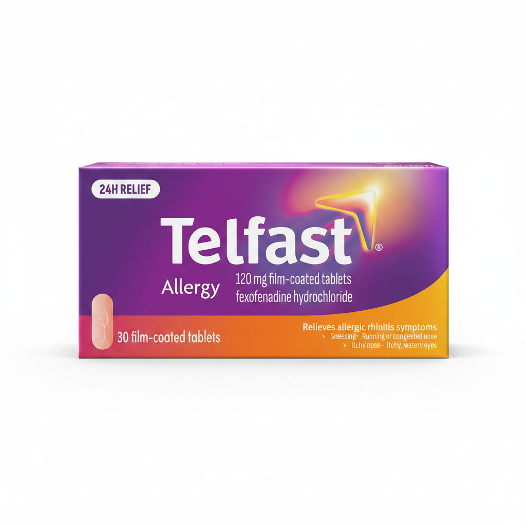 Telfast Allergy 120mg Fexofenadine Tablets - 30 Pack