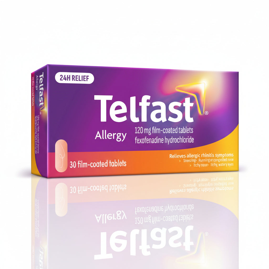 Telfast Allergy 120mg Fexofenadine Tablets - 30 Pack