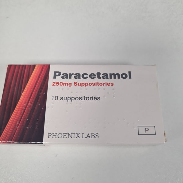 Paracetamol 250mg Suppositories - 10 Pack