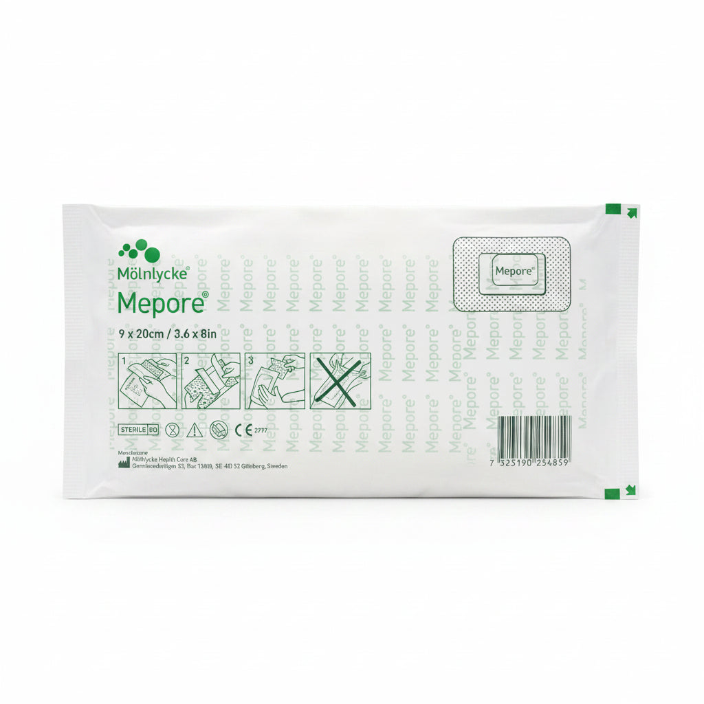 Mepore Adhesive Wound Dressing - 9cm x 20cm (Single Dressing)