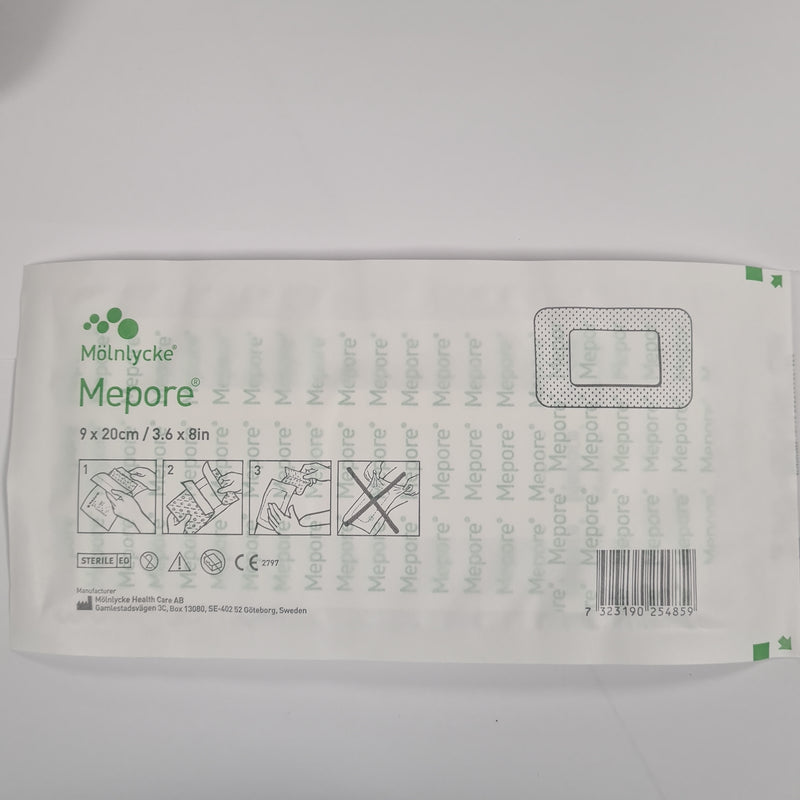 Mepore Adhesive Wound Dressing - 9cm x 20cm (Single Dressing)