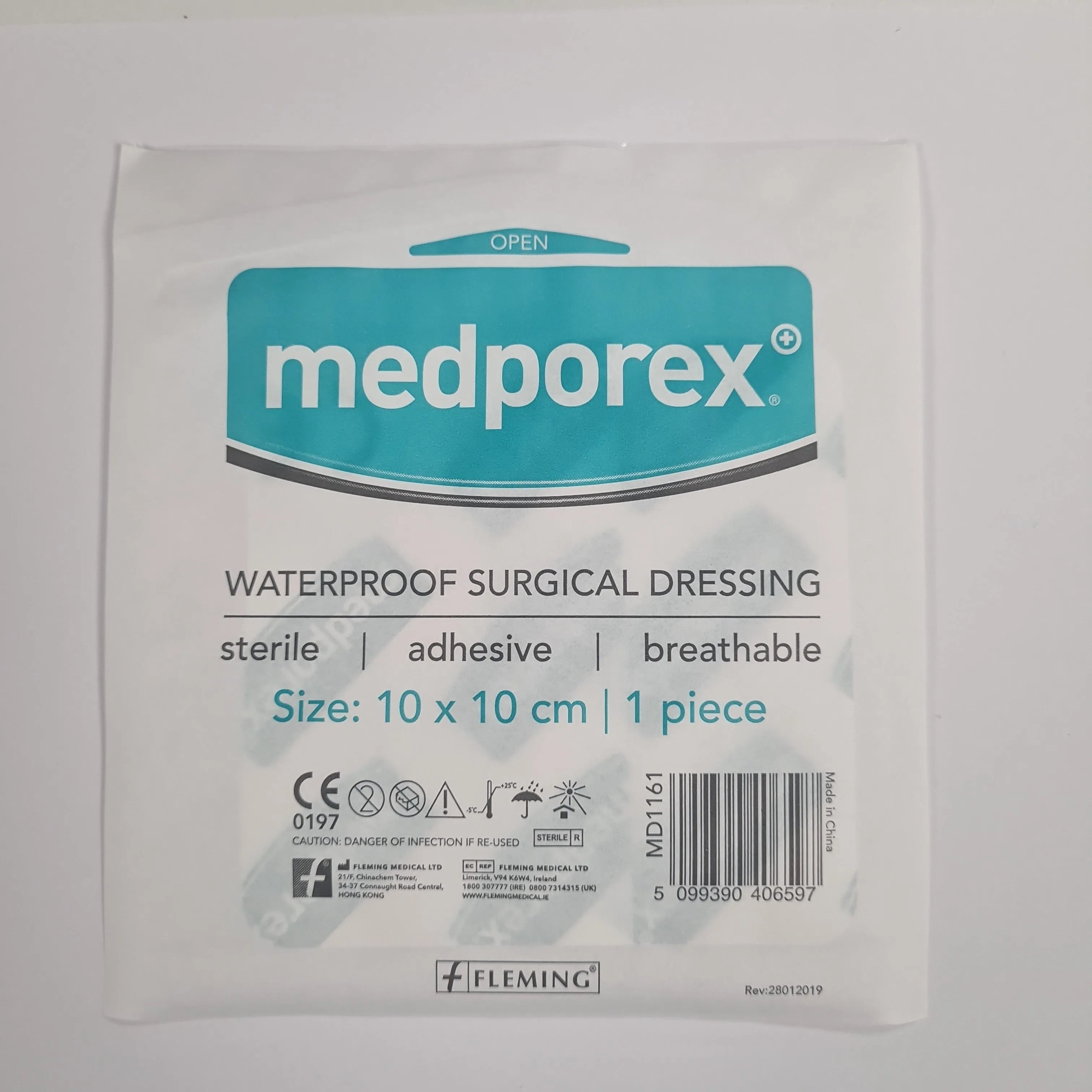 Medporex Waterproof Surgical Dressing (Sold Individually) - Various Sizes