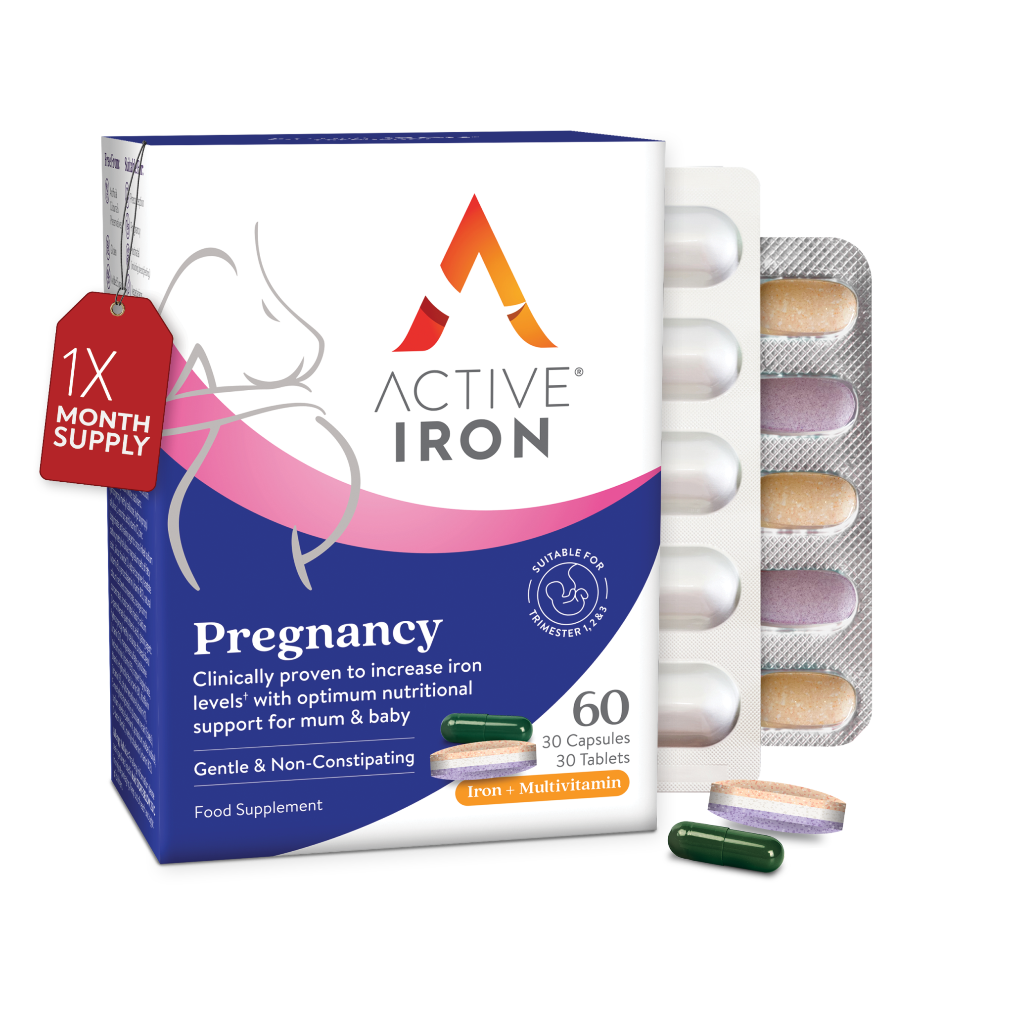 Active Iron Pregnancy - 60 Capsules