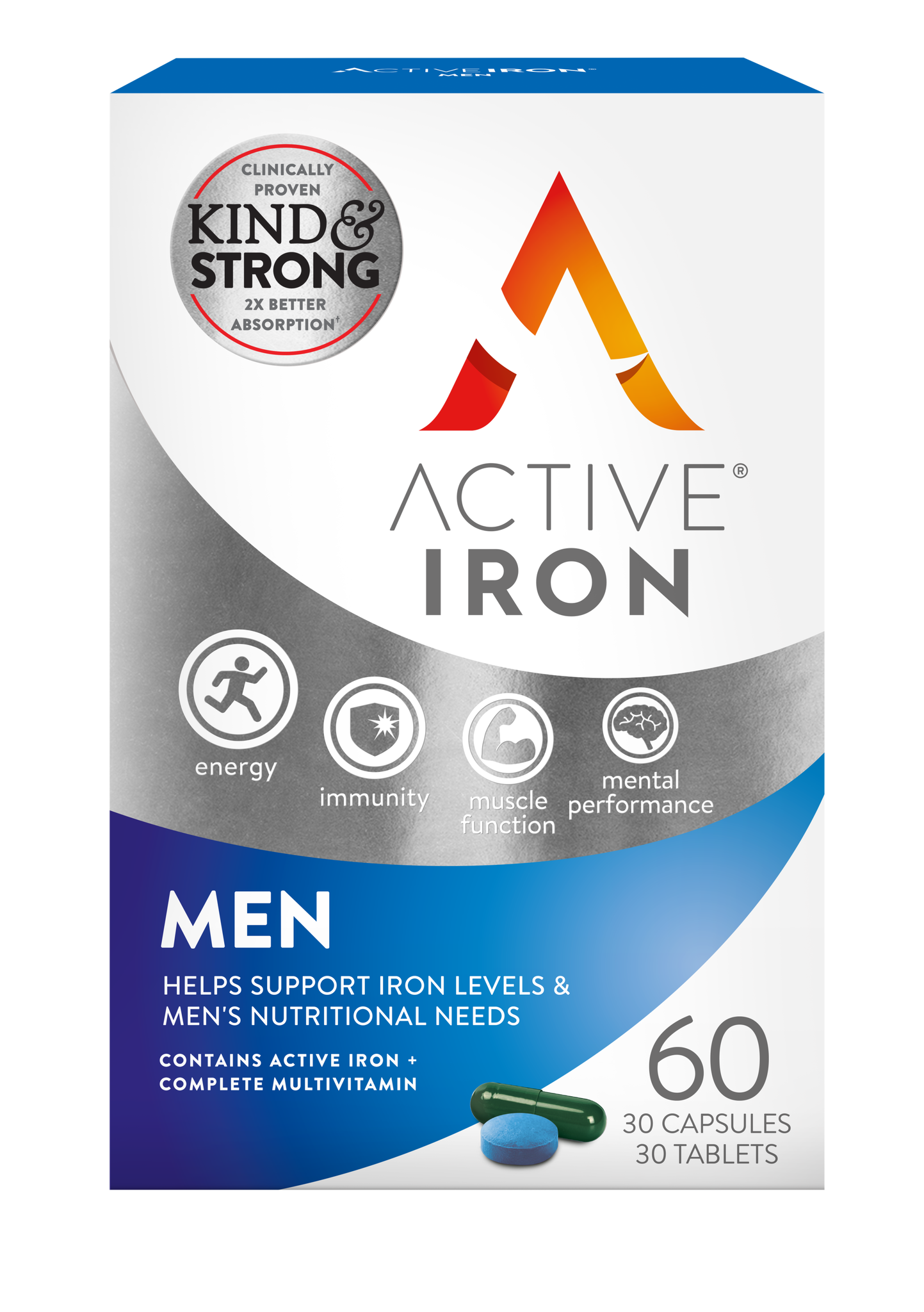 Active Iron For Men - 60 pack