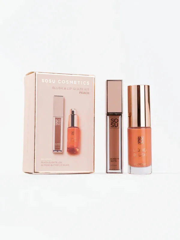SoSu Blush & Lip Glaze Set - Peach