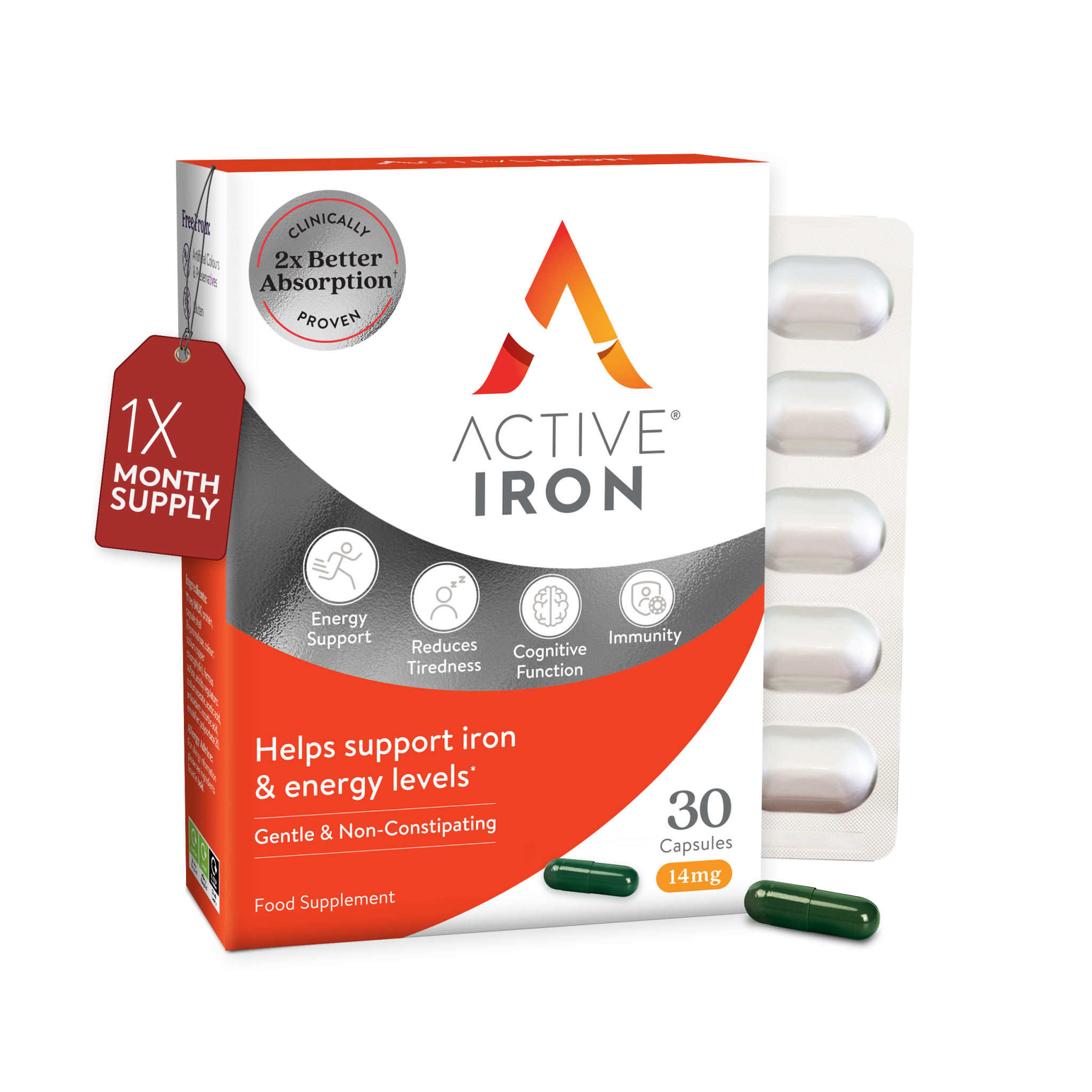 Active Iron Capsules - 30 pack
