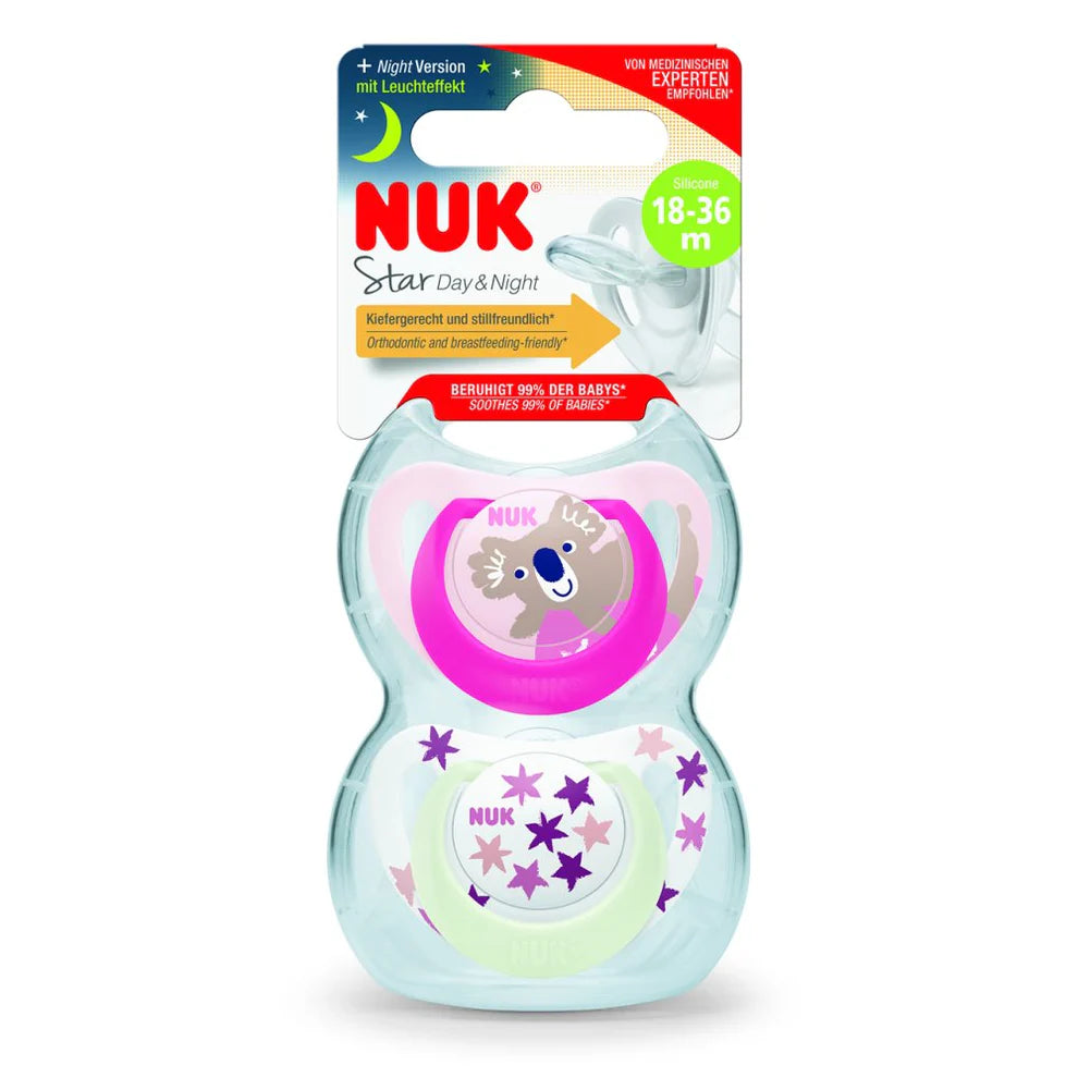 NUK First Choice Classic Soother Day & Night - (18-36 Months)