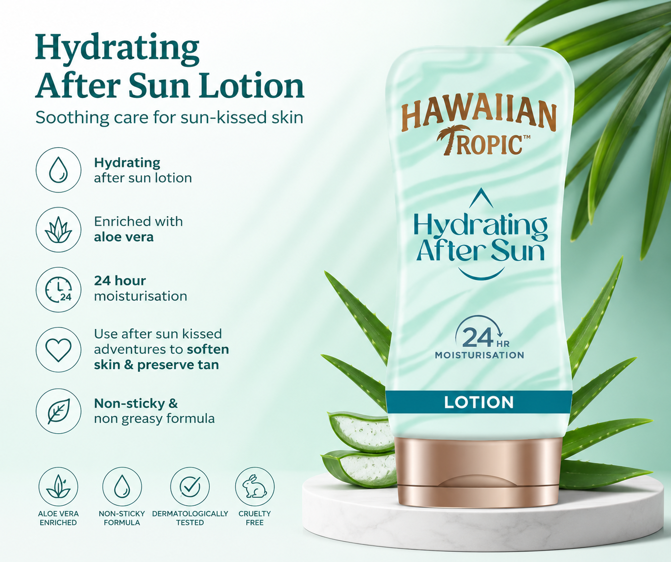 Hawaiian Tropic Hydrating After Sun Lotion - 180ml