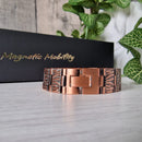 Burnet + Copper Magnetic Link Bracelet - Double strength