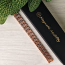 Burnet + Copper Magnetic Link Bracelet - Double strength
