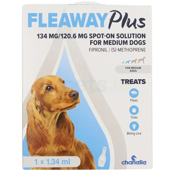 Fleaway Plus For Medium Dogs - 1 x 1.34ml