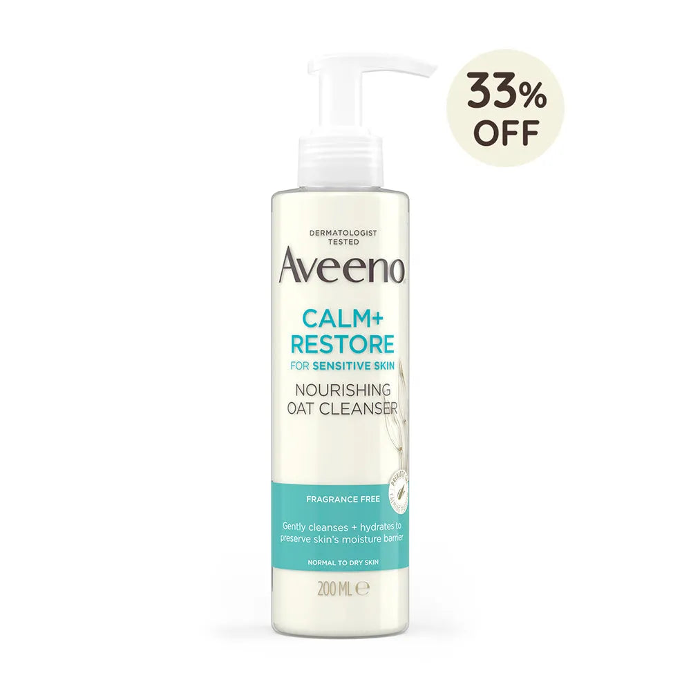 Aveeno Calm + Restore Nourishing Oat Cleanser - 200ml