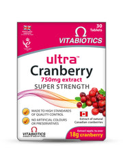 Vitabiotics Ultra Cranberry 750mg - 30 Pack