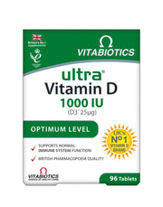 Vitabiotics Ultra D3 1000IU Tablets - 96 Pack