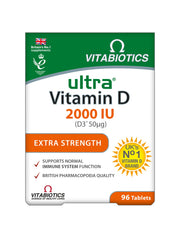Vitabiotics Ultra D3 2000IU Tablets - 96 Tablets