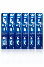 Oral B Pro Clean Advanced Deep Clean Medium Toothbrush - 6 Pack Bundle
