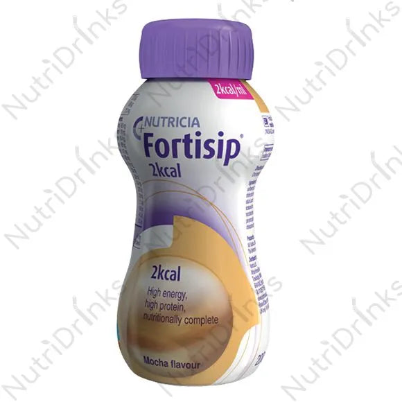 Fortisip 2kcal Nutritional Drink Mocha Flavour - 200ml x 4 pack