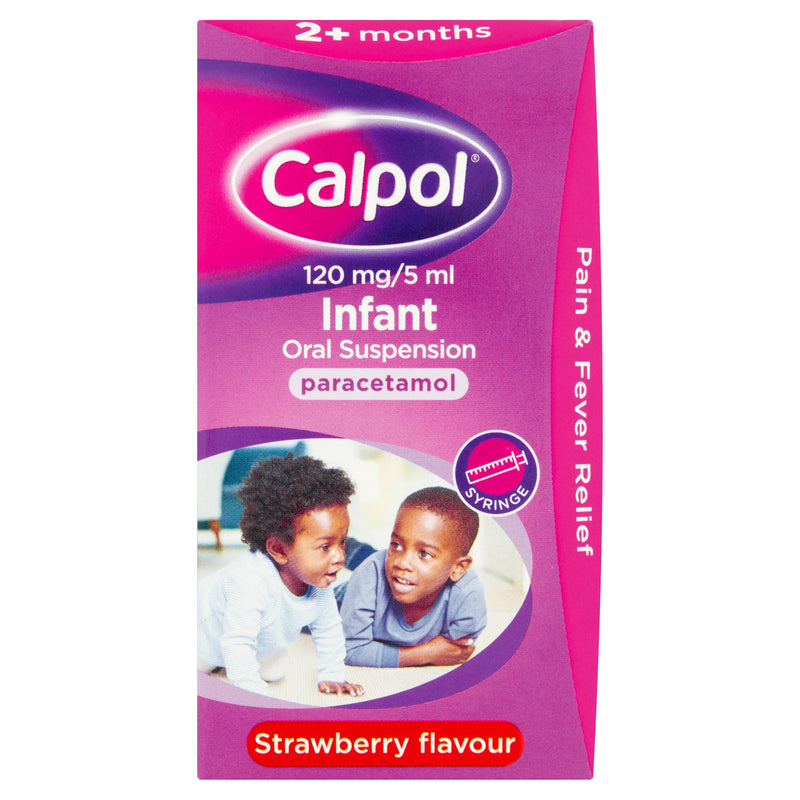 Calpol 2+ Months Strawberry Suspension - 60ml/140ml