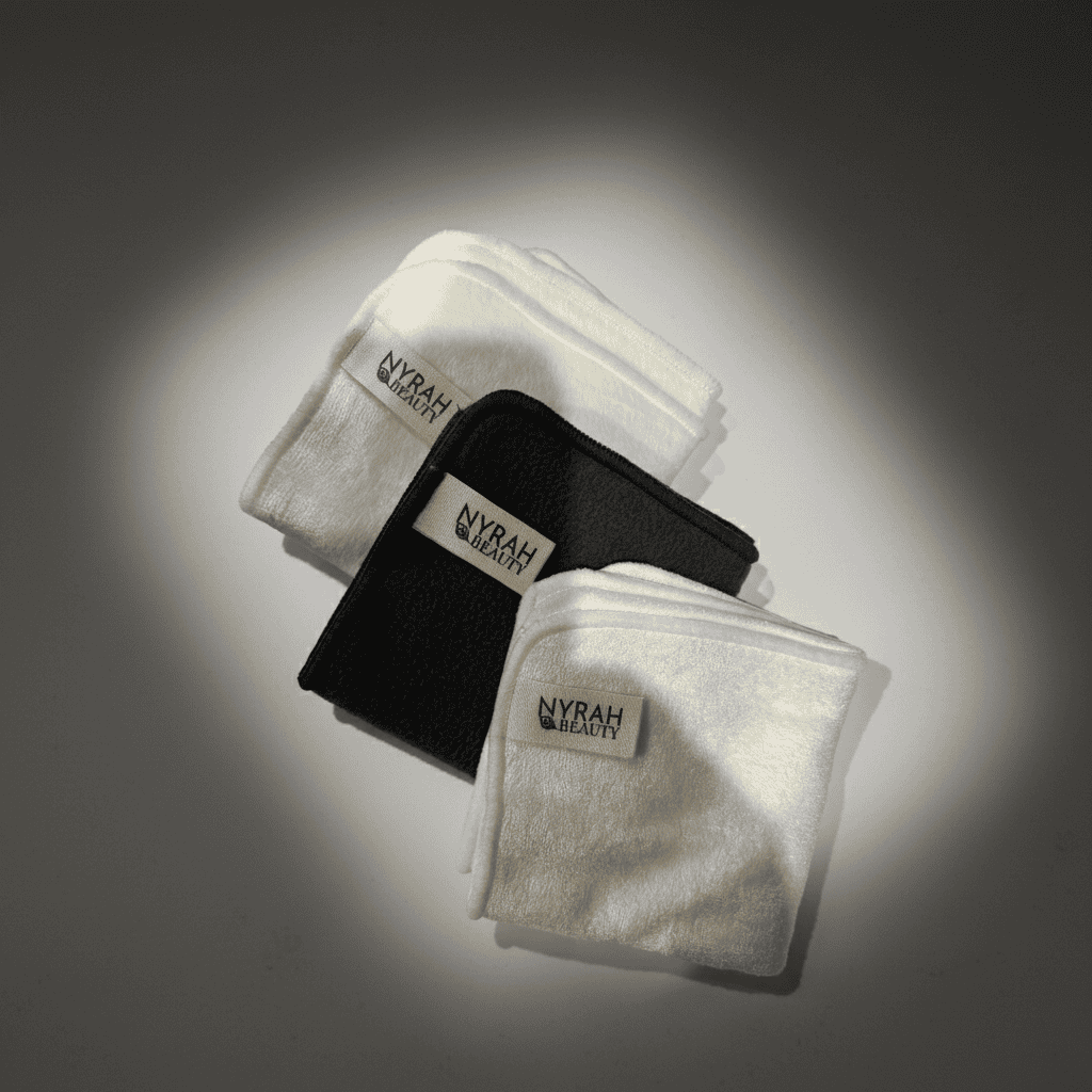 Nyrah Beauty Reusable Bamboo Face Cloths - 3 Pack