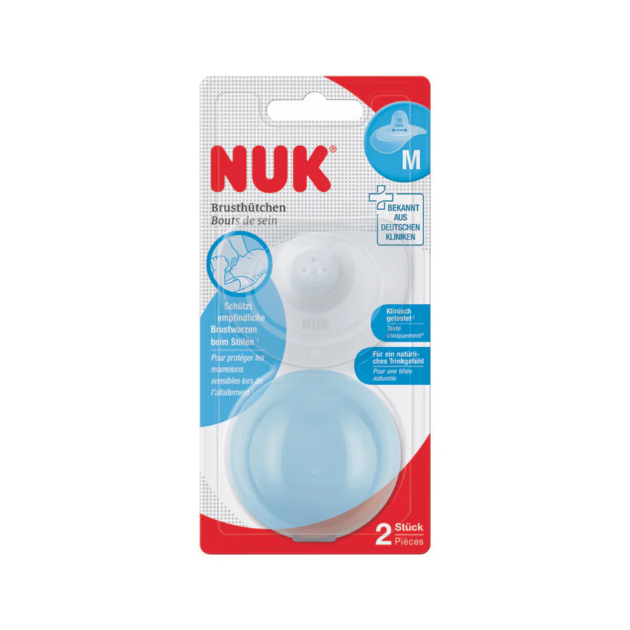Nuk Silicone Nipple Shields Medium - 2 Pack