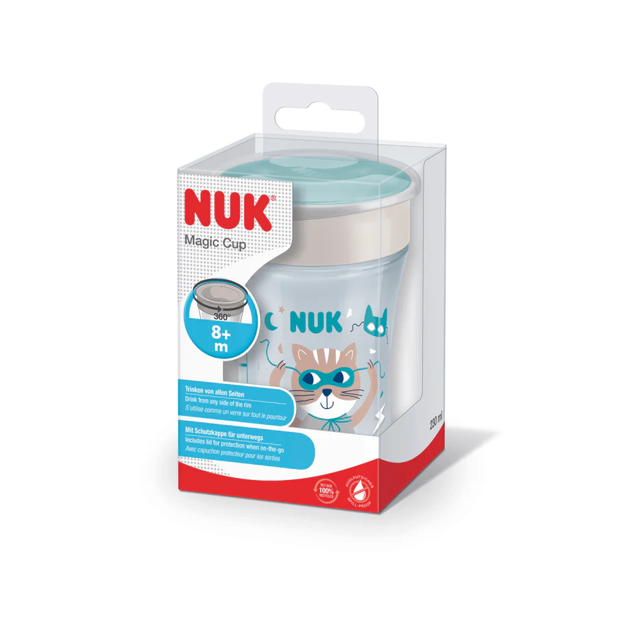 Nuk Evolution Magic Cup Transparent (8 Months +) - 230ml