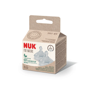 Nuk For Nature Silicone Teat Large - 2 Pack