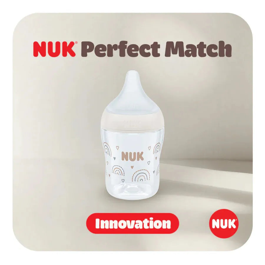 NUK Perfect Match Temperature Control  Bottle 0-6 Months - 150ml