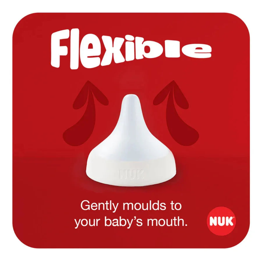 NUK Perfect Match Temperature Control Rainbows Medium Teat 1pk - 260ml