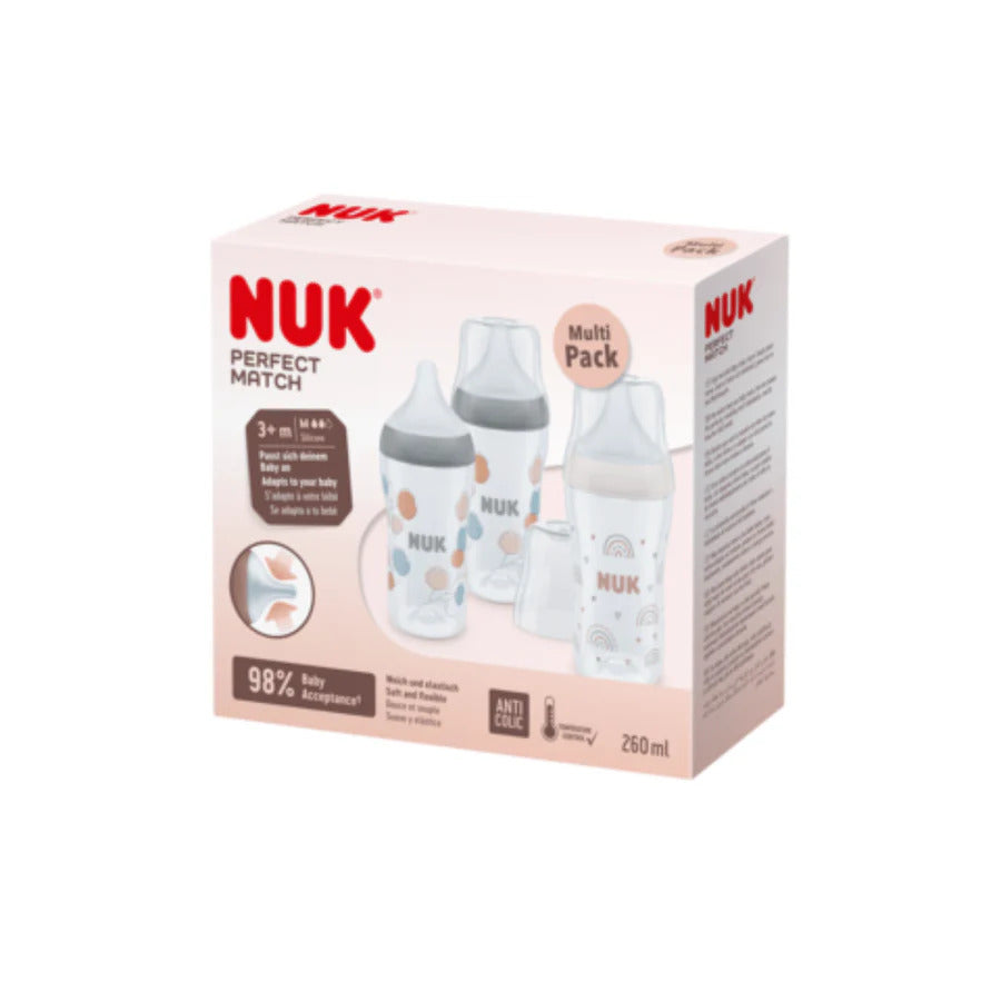 Nuk Perfect Match Rainbow & Twig Set - 3 pack