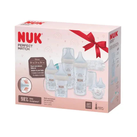 NUK Perfect Match Perfect Starter Set Rainbow 7 Piece Set