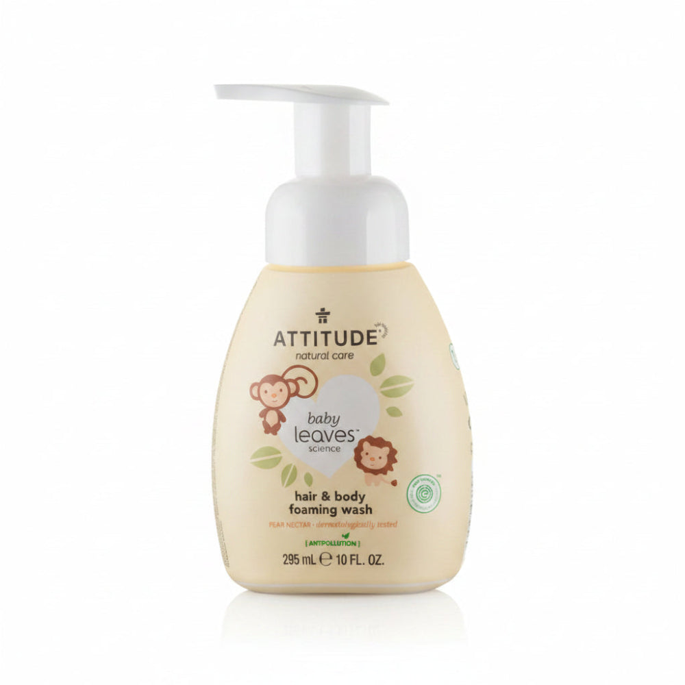 Attitude Pear Nectar Baby Shampoo and Foaming Body Wash - 295ml