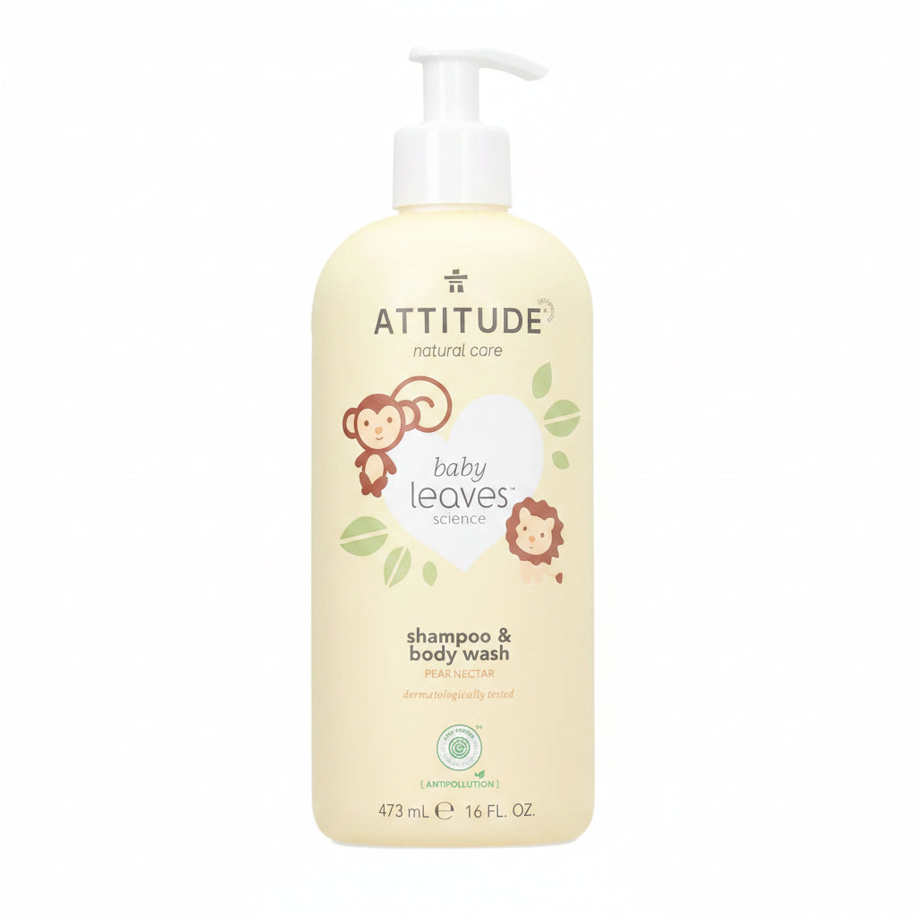 Attitude Pear Nectar Baby Shampoo and Body Wash - 473 ml