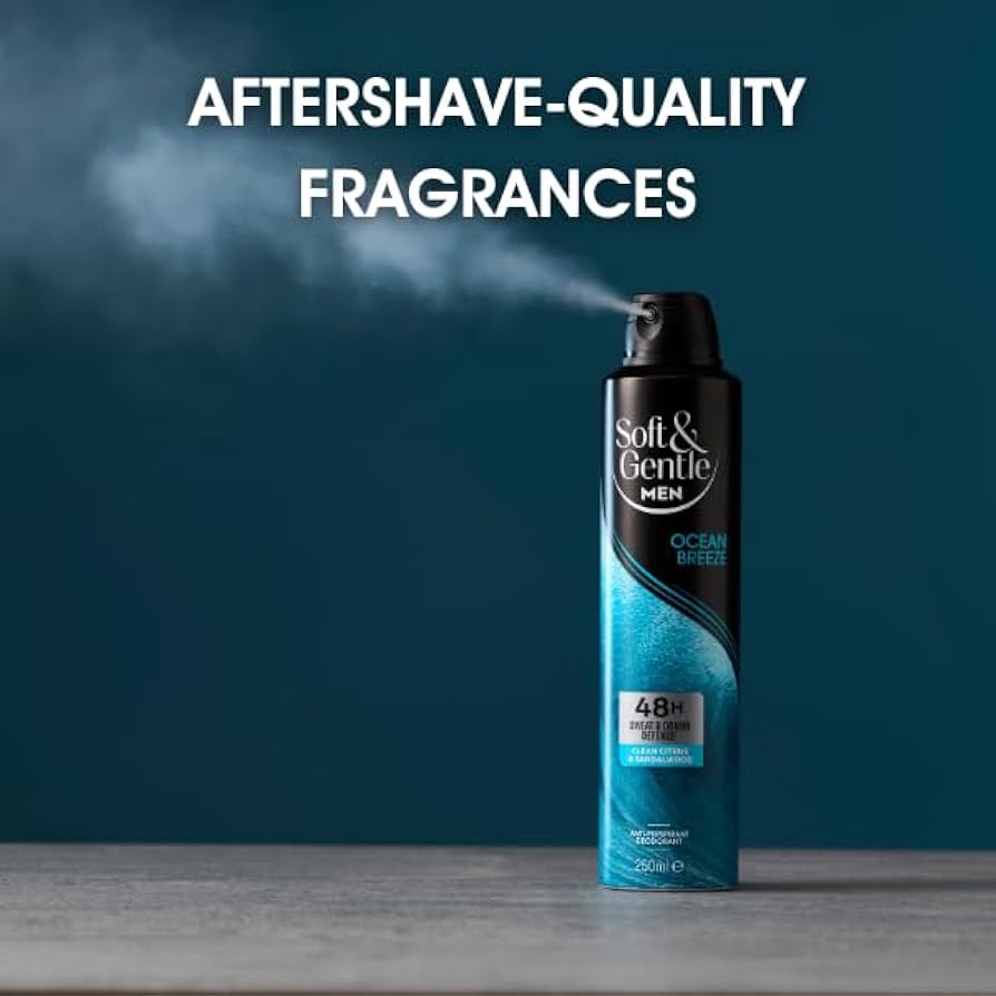 Soft & Gentle Men Ocean Breeze Anti Perspirant Deodorant - 250ml