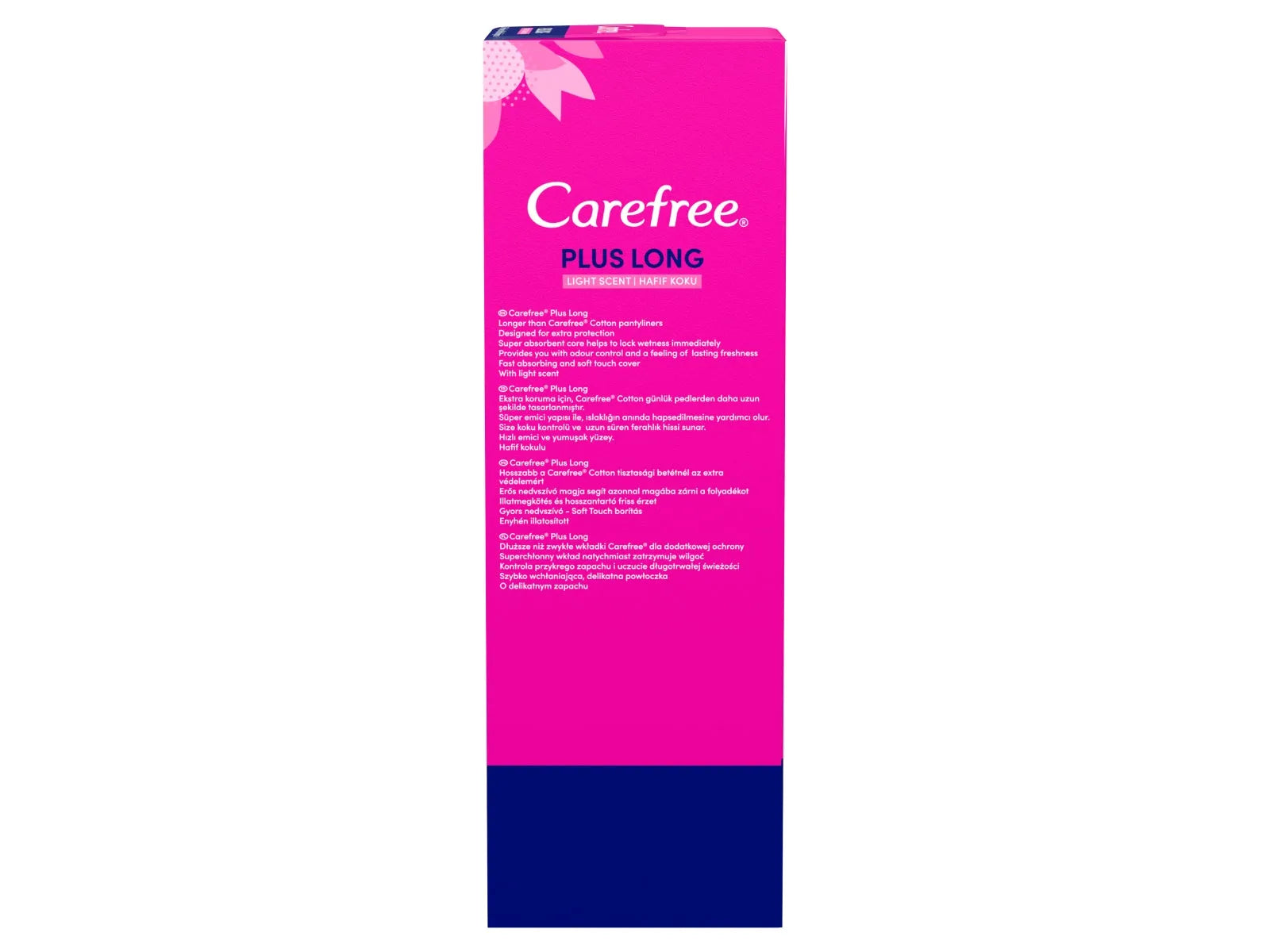 Carefree Plus Long - 24 Light Scent Liners