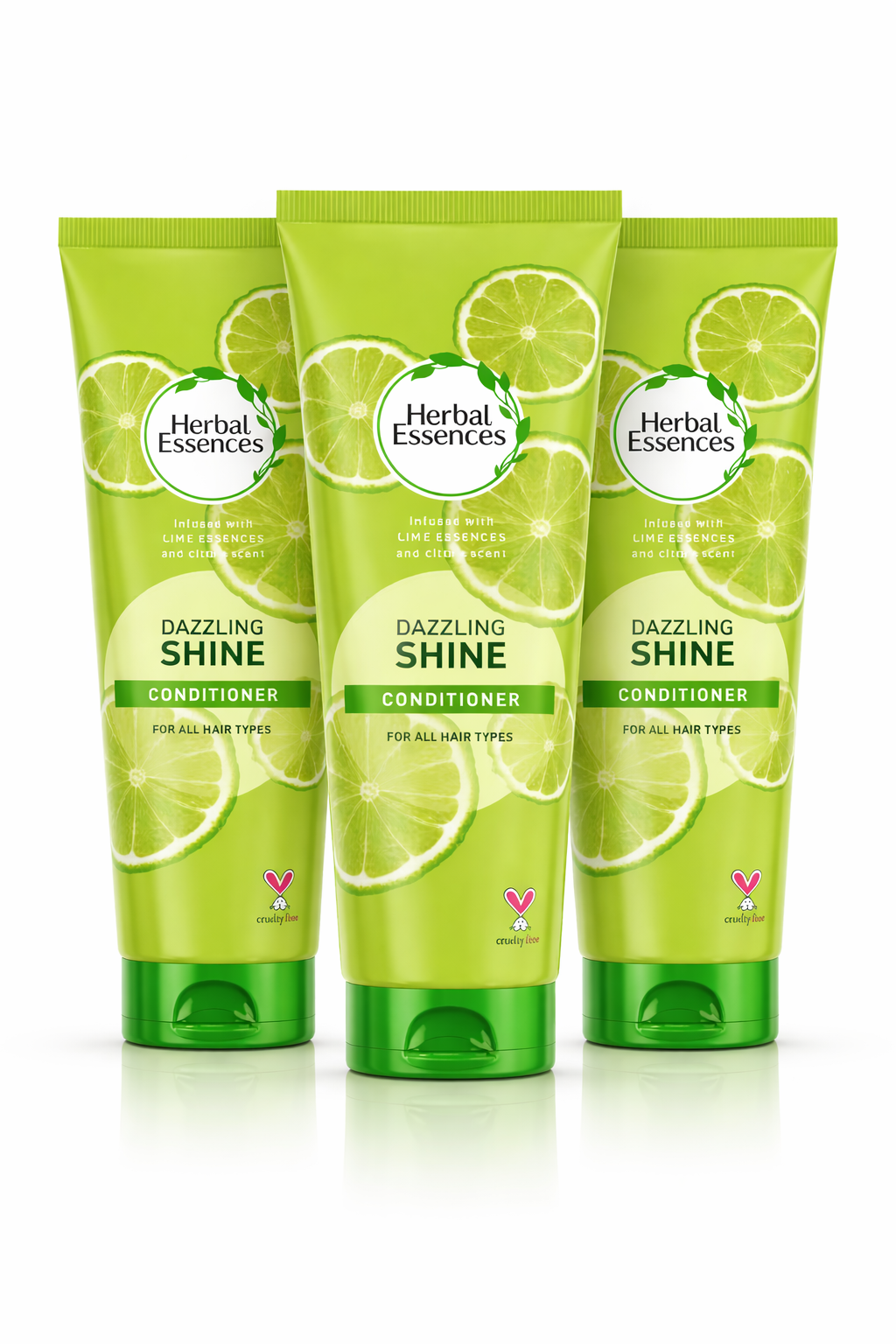 Herbal Essences Dazzling Shine Conditioner - 275Ml x 3