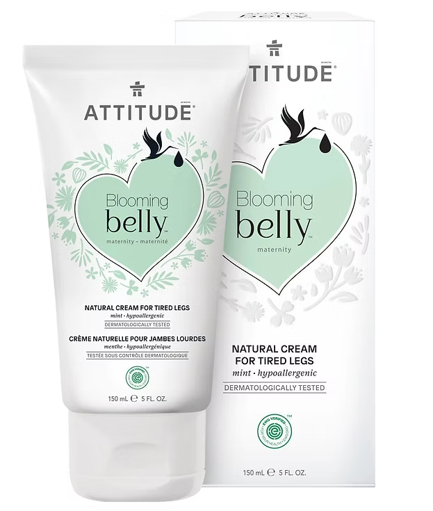 Attitude Blooming Belly Pregnancy Cream For Tired Legs - 150ml