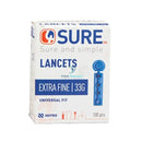 4Sure Blood Glucose Lancets - 100 Pack
