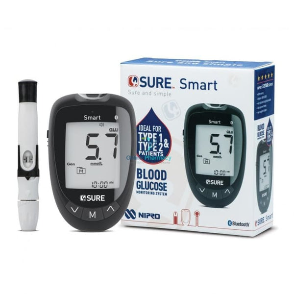 4Sure Smart Blood Glucose Monitor + 10 4Sure Blood Glucose Test Strips - OnlinePharmacy