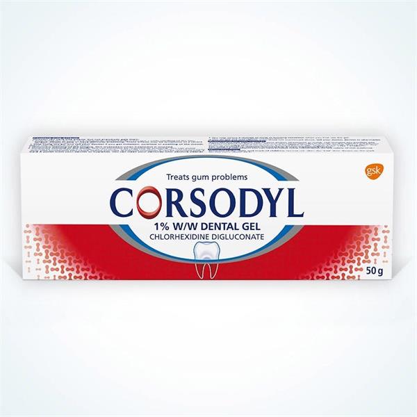 Corsodyl Dental Gel - 50g