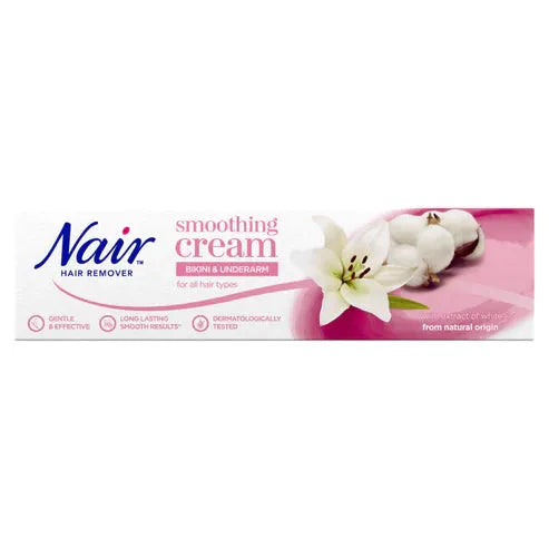 Nair Smoothing Hair Removal Cream for Bikini & Underarms - 100ml
