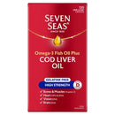 Seven Seas High Strength Cod Liver Oil Gelatine Free - 60/120 Capsules