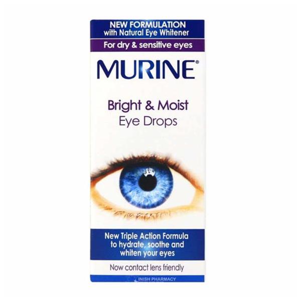 Murine Bright & Moist Eye Drops - 15ml