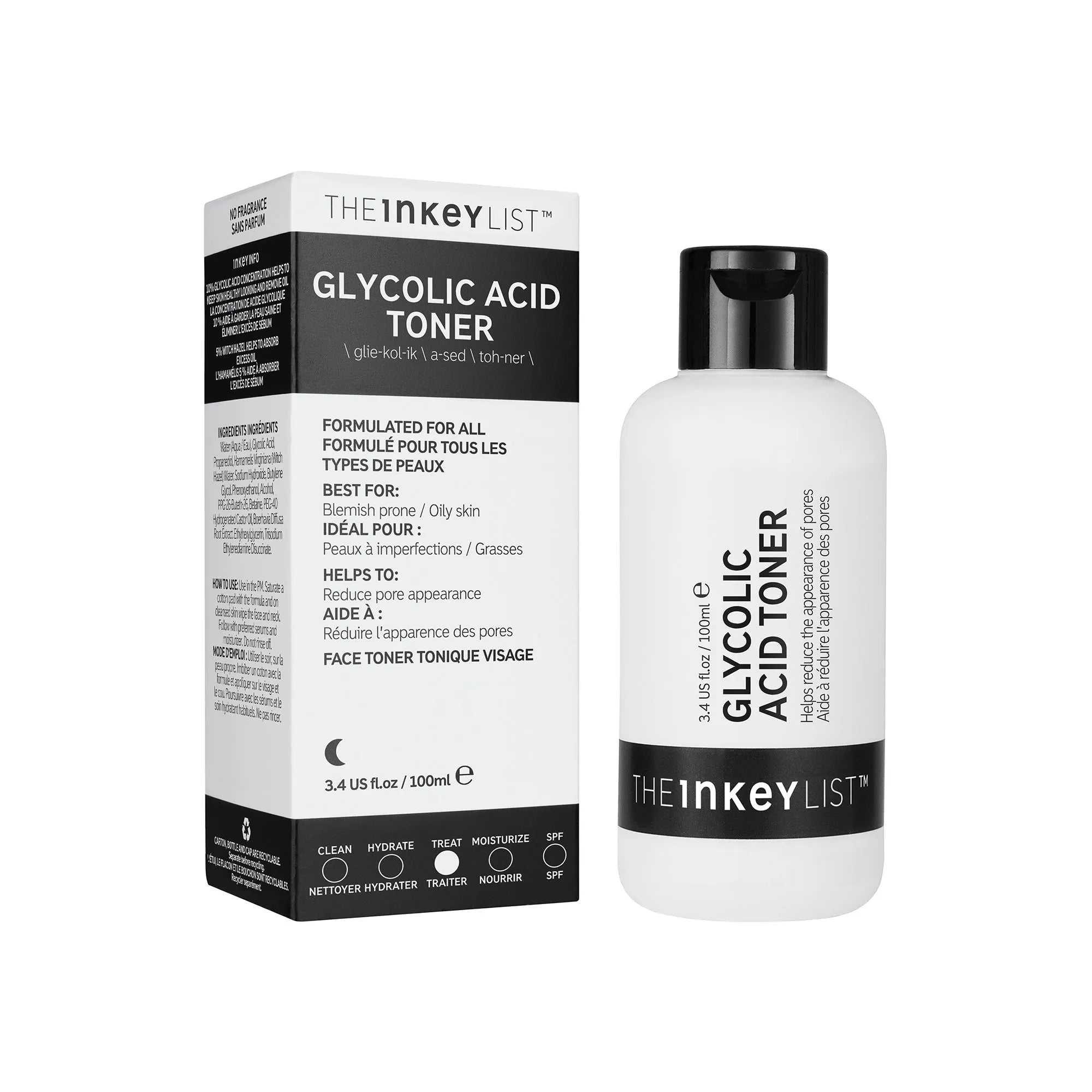 The Inkey List Glycolic Acid Toner - 100ml