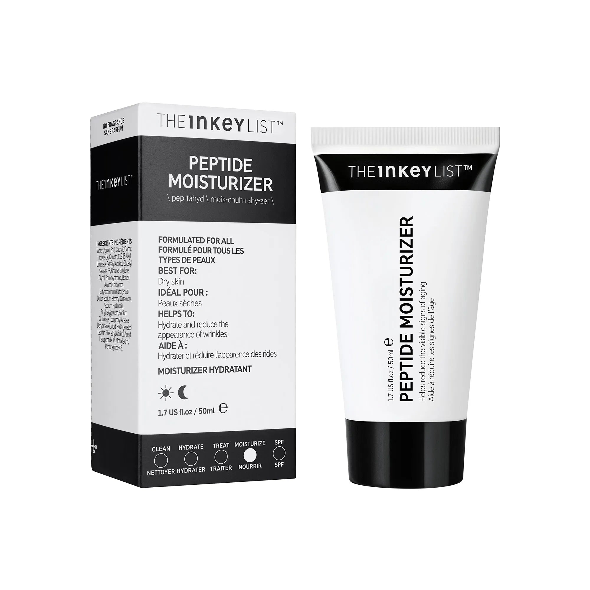 The Inkey List Peptide Moisturizer - 50ml