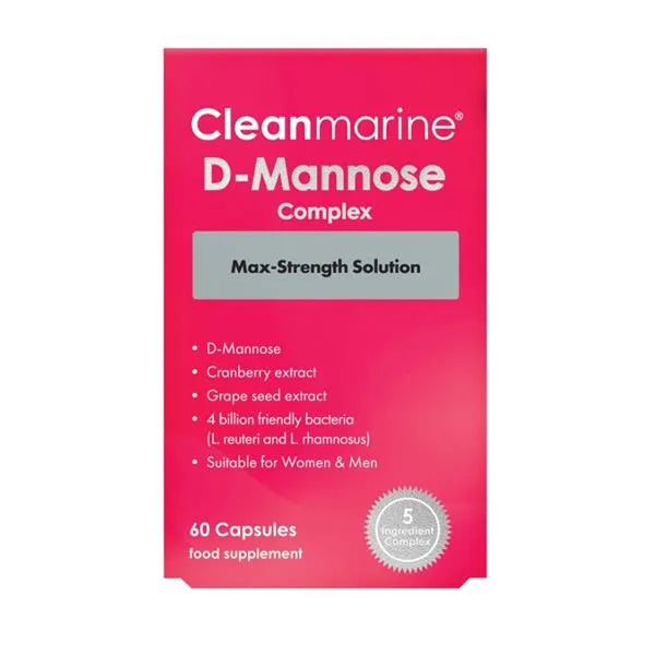 Cleanmarine D-Mannose Complex - 60 Capsules