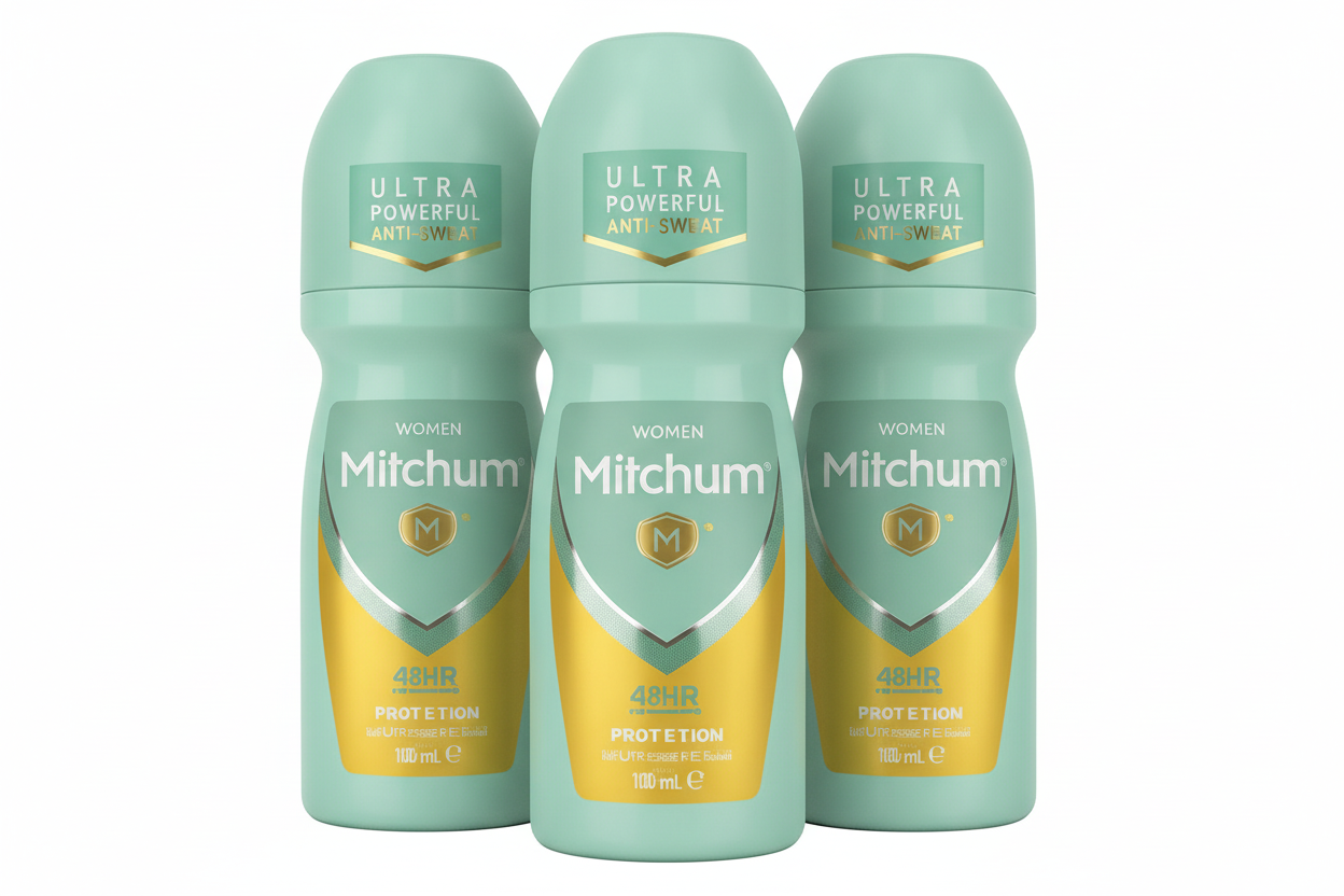 Mitchum Pure Fresh Roll On - 100ml x 3