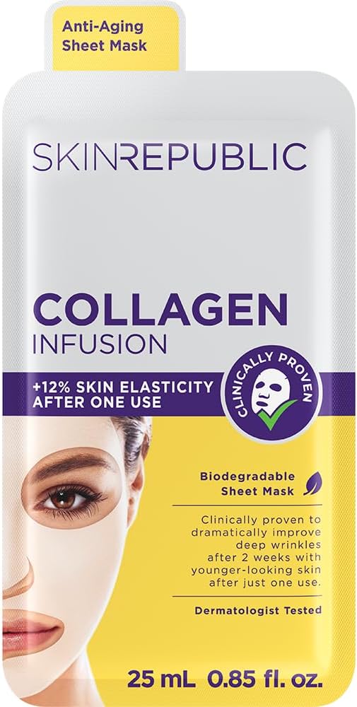 Skin Republic Collagen Infusion Face Sheet Mask
