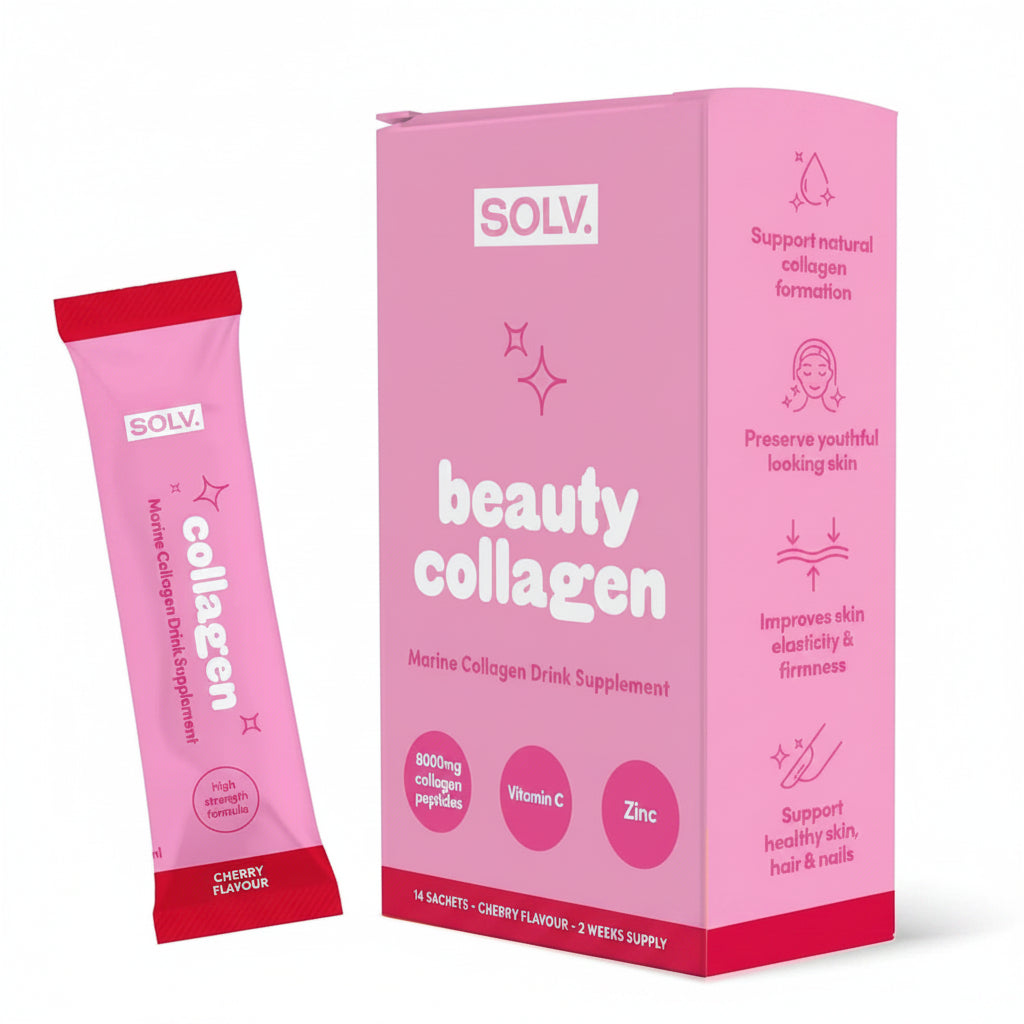 SOLV. Liquid Collagen Sachet Cherry Flavour - 15ml (14 Pack)