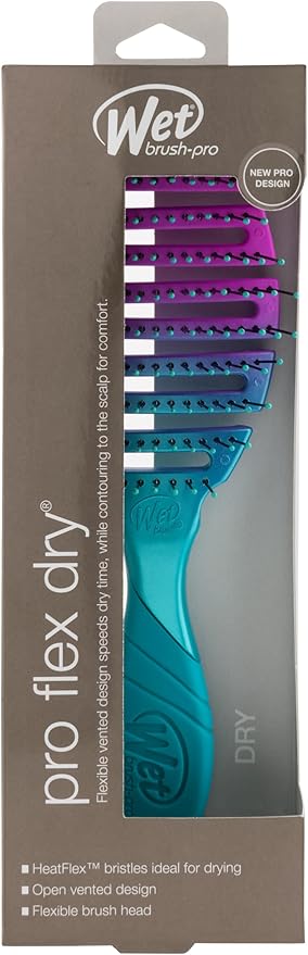Wet Brush Pro Flex Dry Hair Brush - Teal Ombre