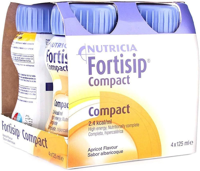 Fortisip Compact Apricot Nutritional Drinks - 24 Pack x 125ml
